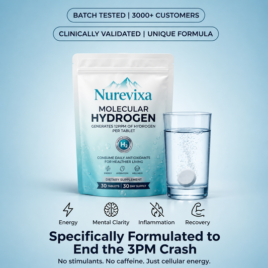Molecular Hydrogen Tablets | End The 3PM Crash For Good