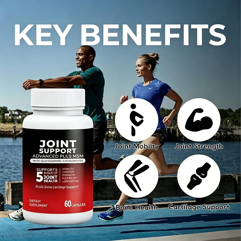 Glucosamine Chondroitin Joint Support Capsules for Adult Bone Health